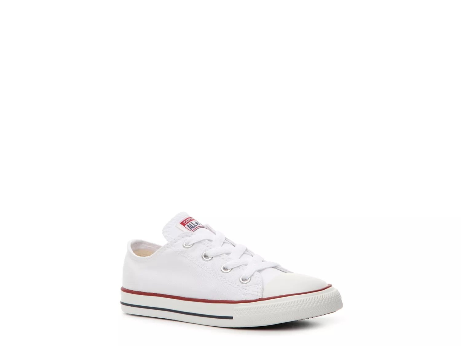 girls white converse size 4