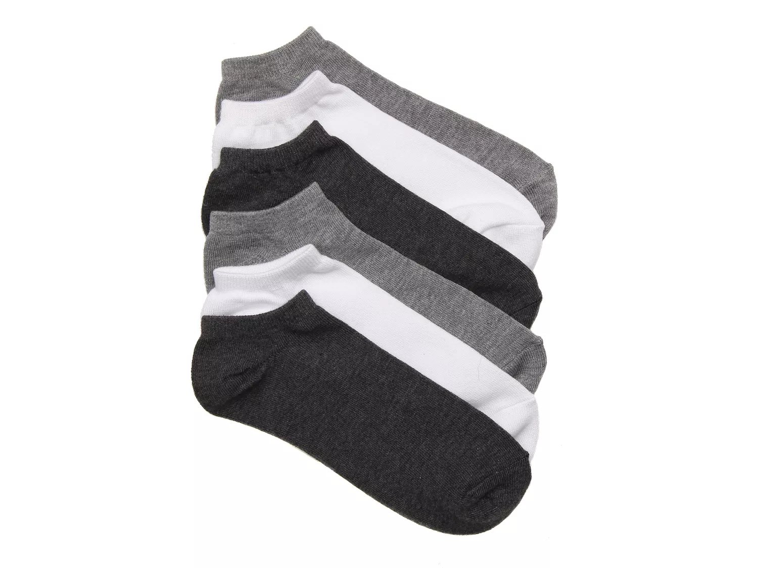  Basic Women's No Show Socks - 6 Pack 