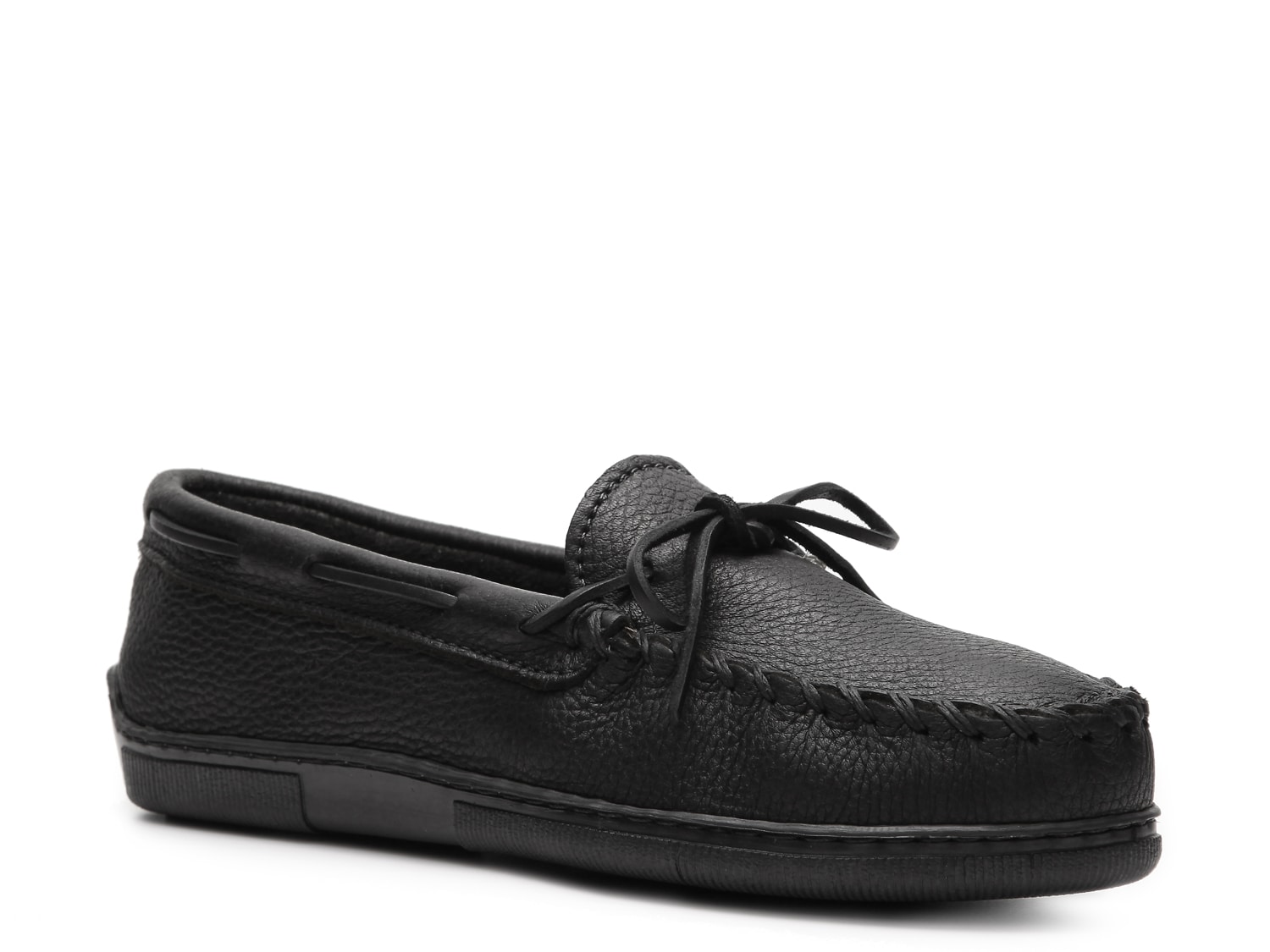 dsw loafers black