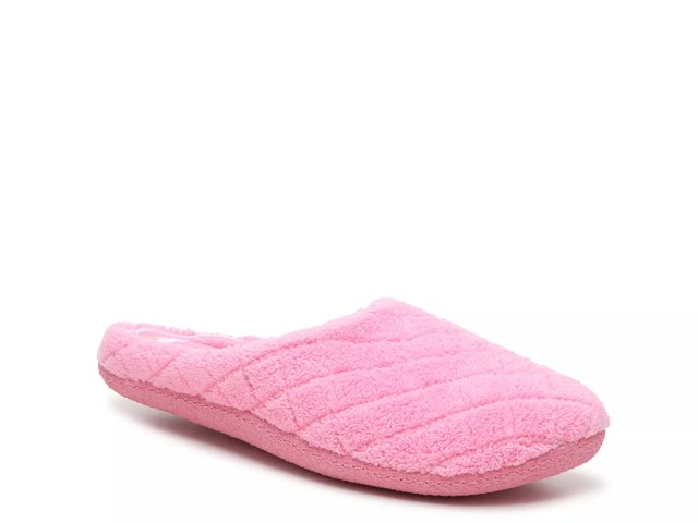 Clarks quilted online scuff slipper