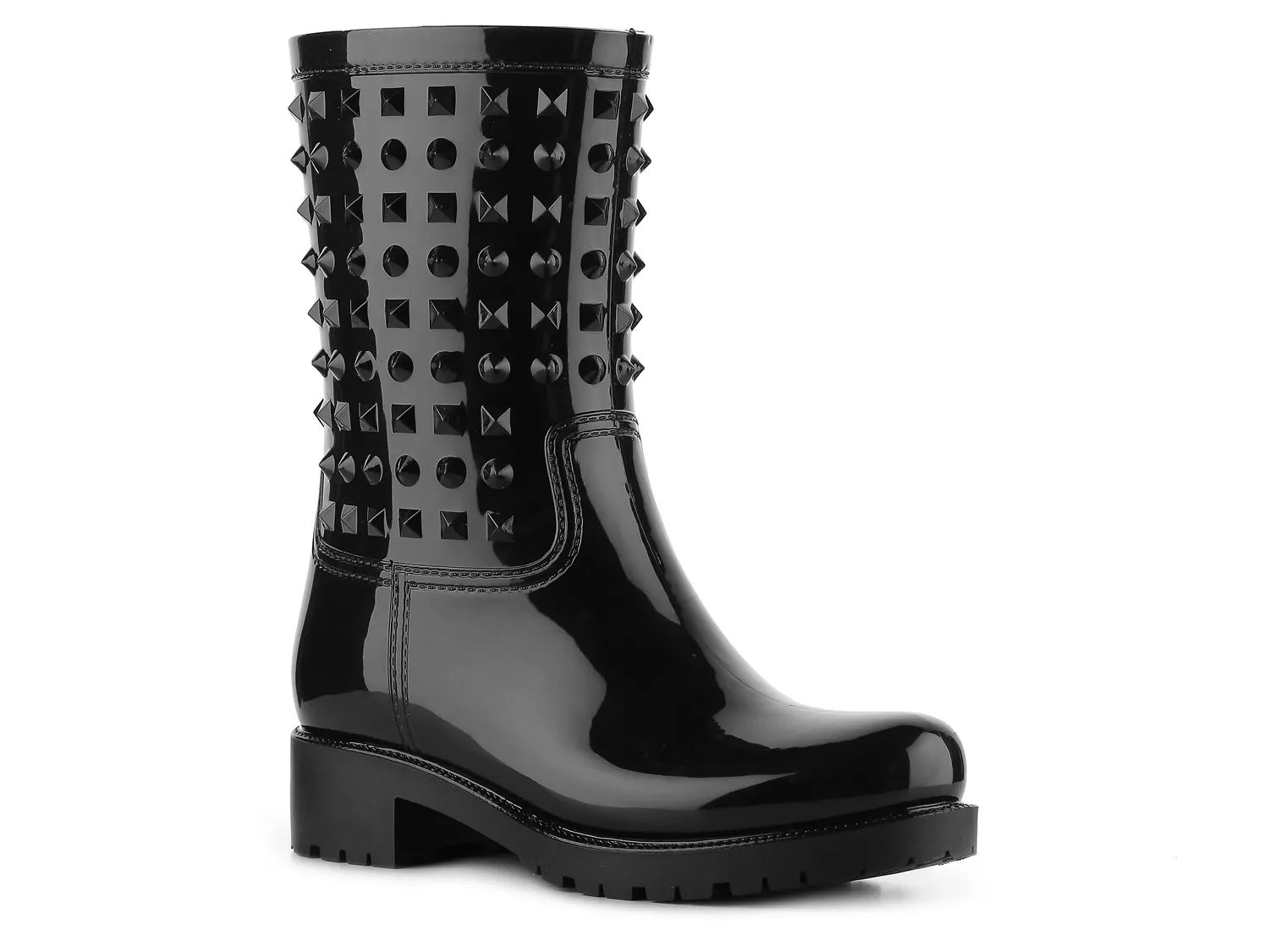 Studded clearance rain boots