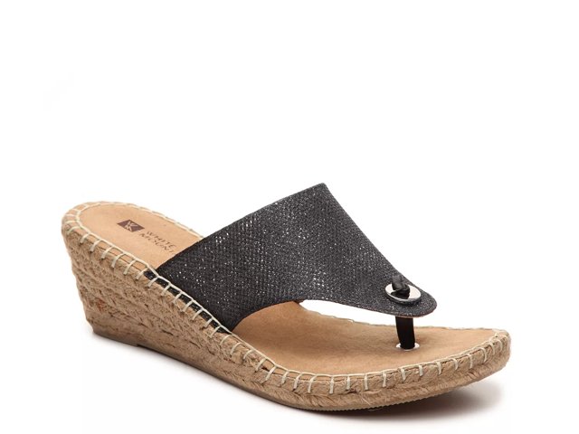 White mountain sequin sandals outlet
