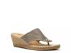 White mountain gold glitter sandals sale