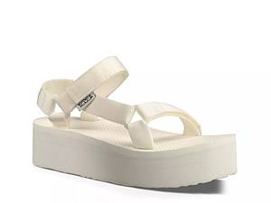 Dsw white best sale sandals womens