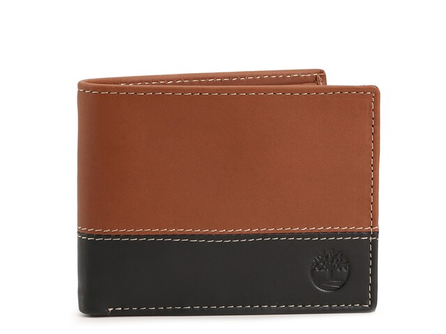 Timberland Hunter Two-Tone Leather Passcase Bifold Wallet - Free ...