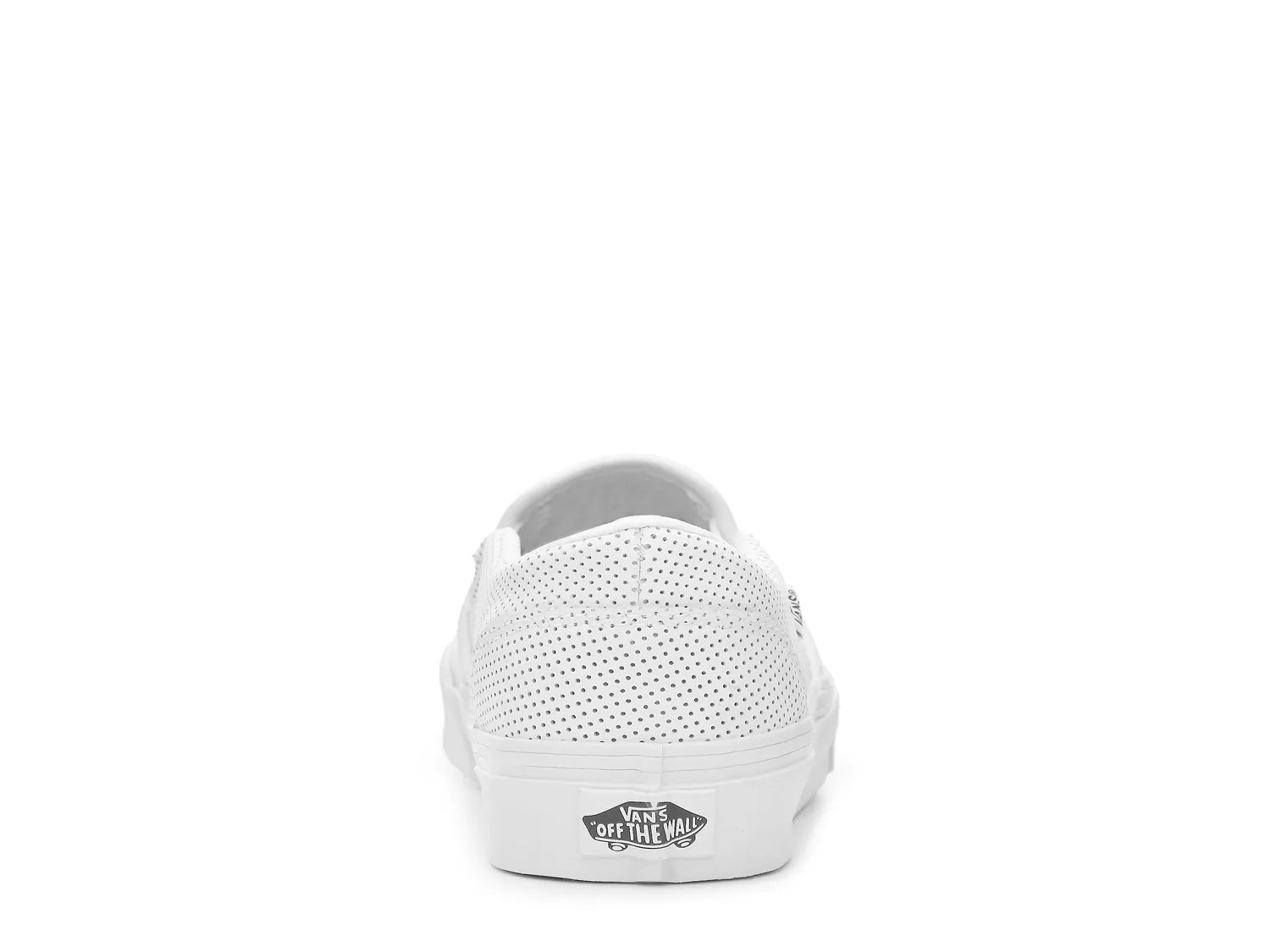 vans asher women's perforated slip on shoes