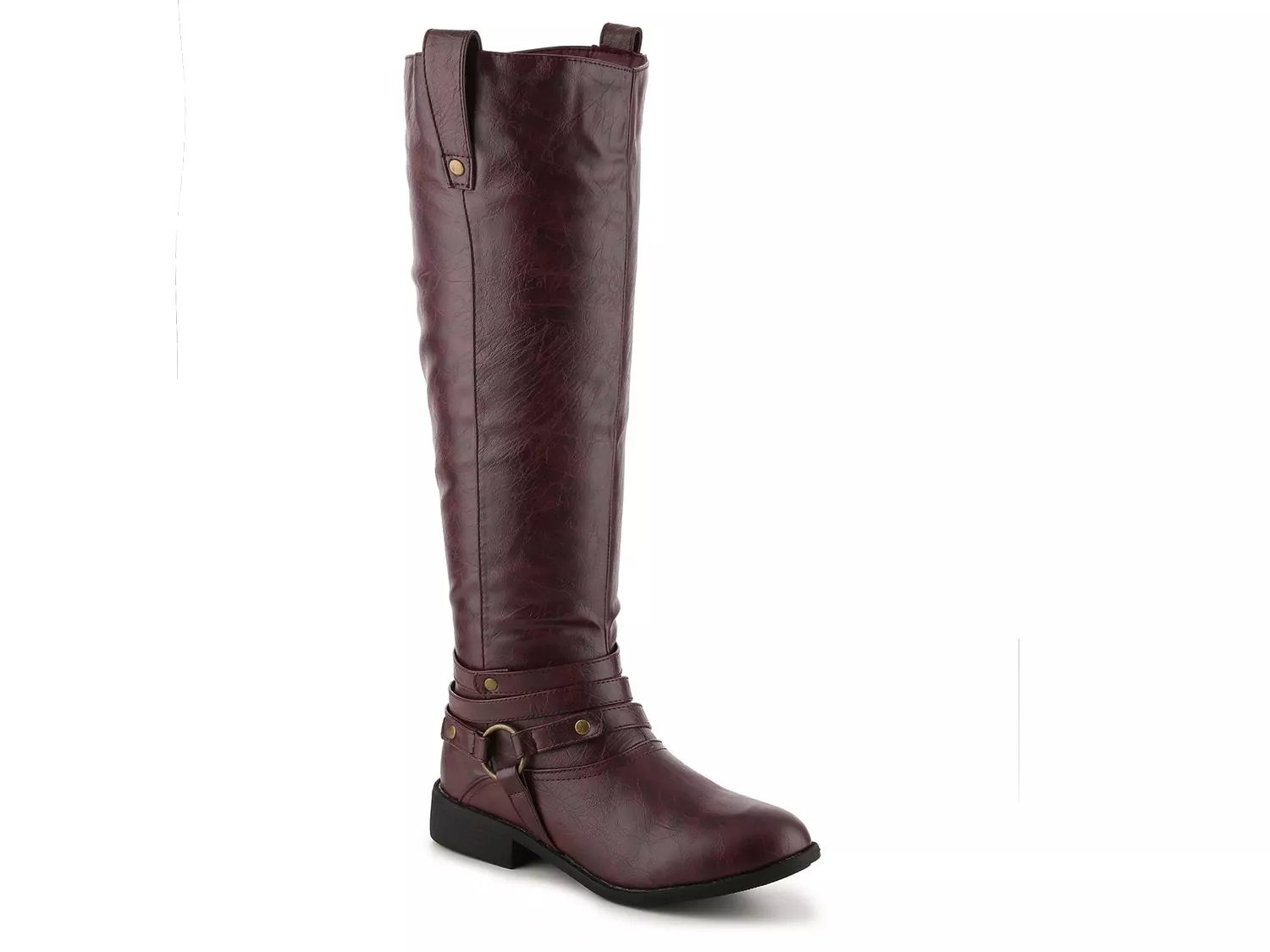 dsw burgundy booties