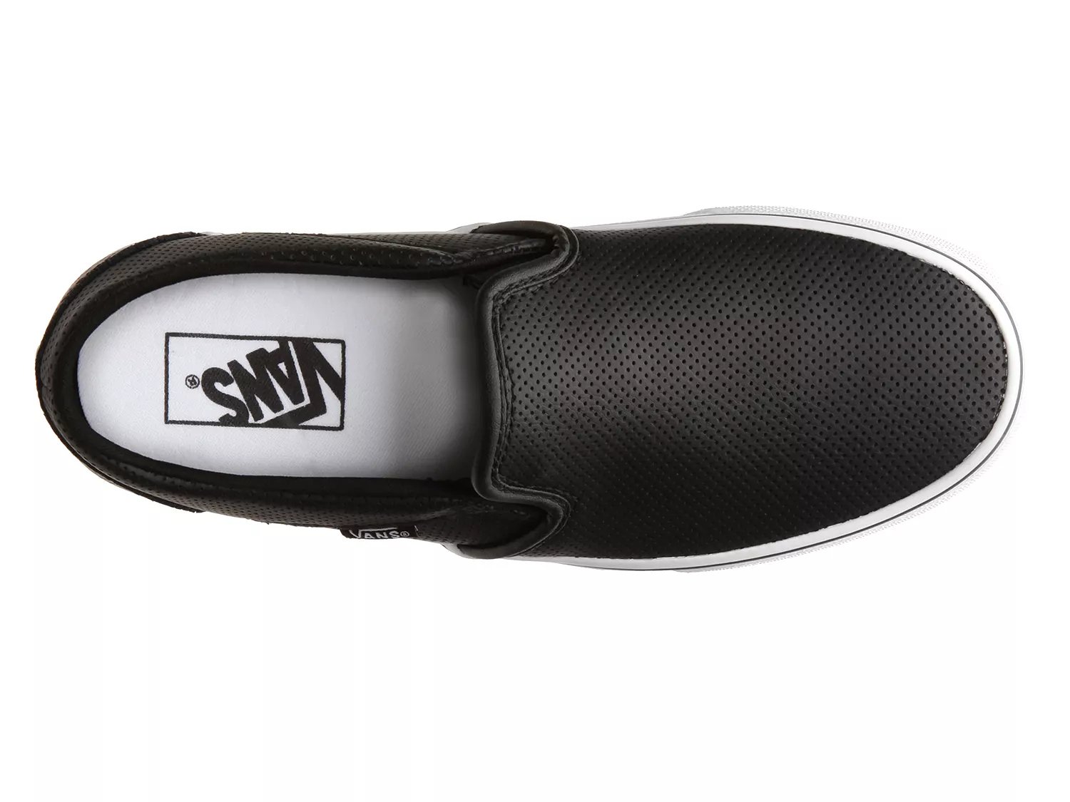 vans asher perf leather