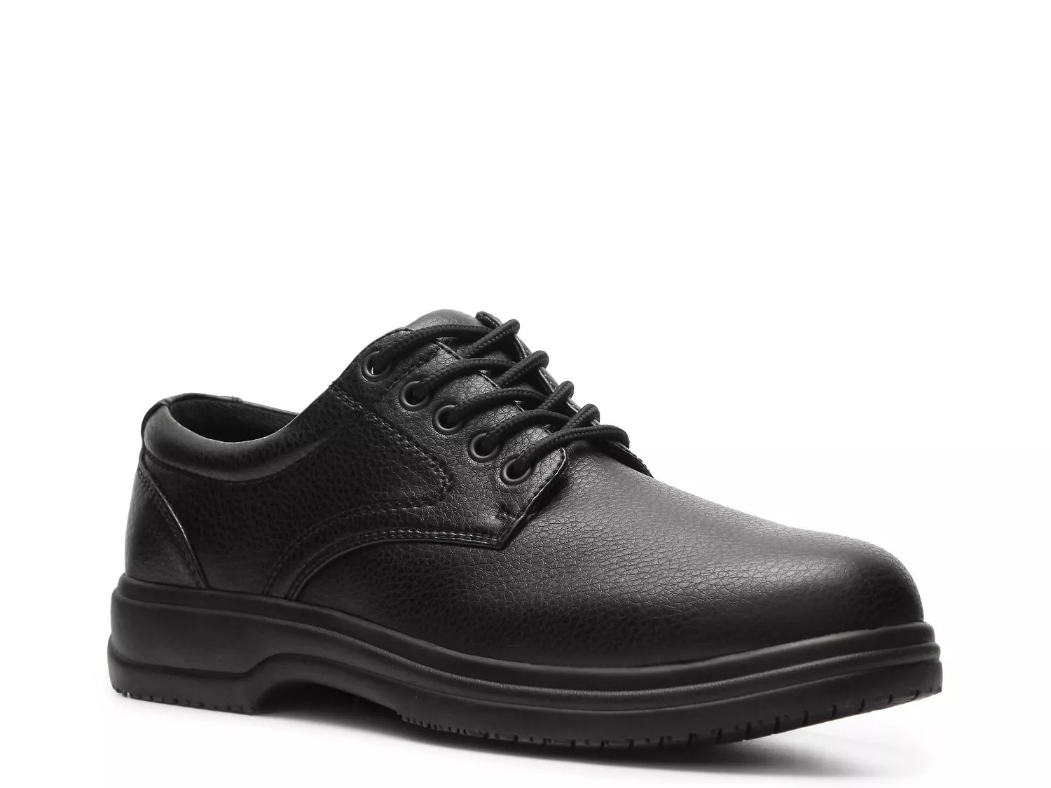 Deer Stags Wide Width Service Work Oxford | Men's | Black | Size 9.5 | Oxfords
