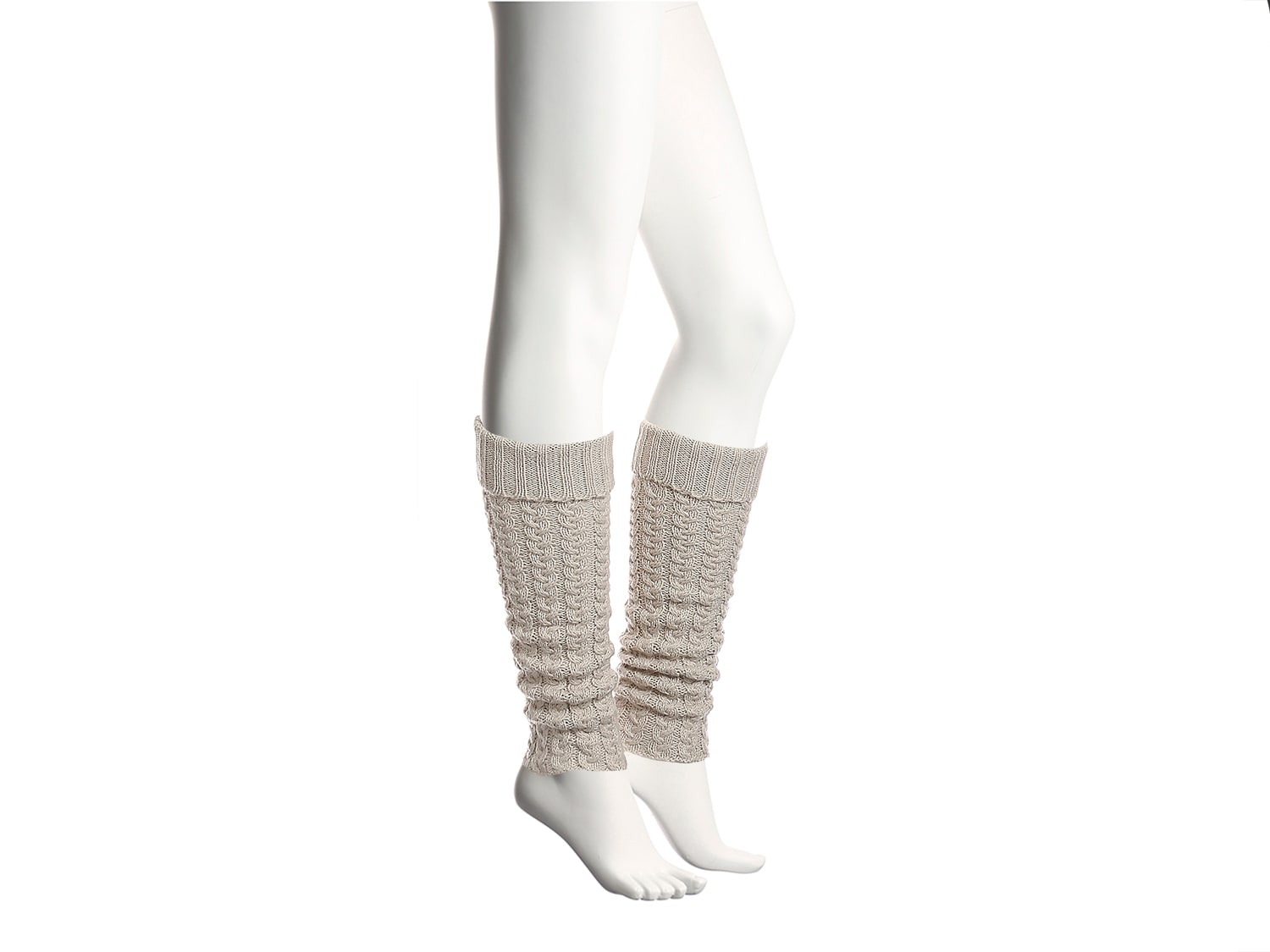 Lemon Weekend Cable Knit Leg Warmers - Free Shipping