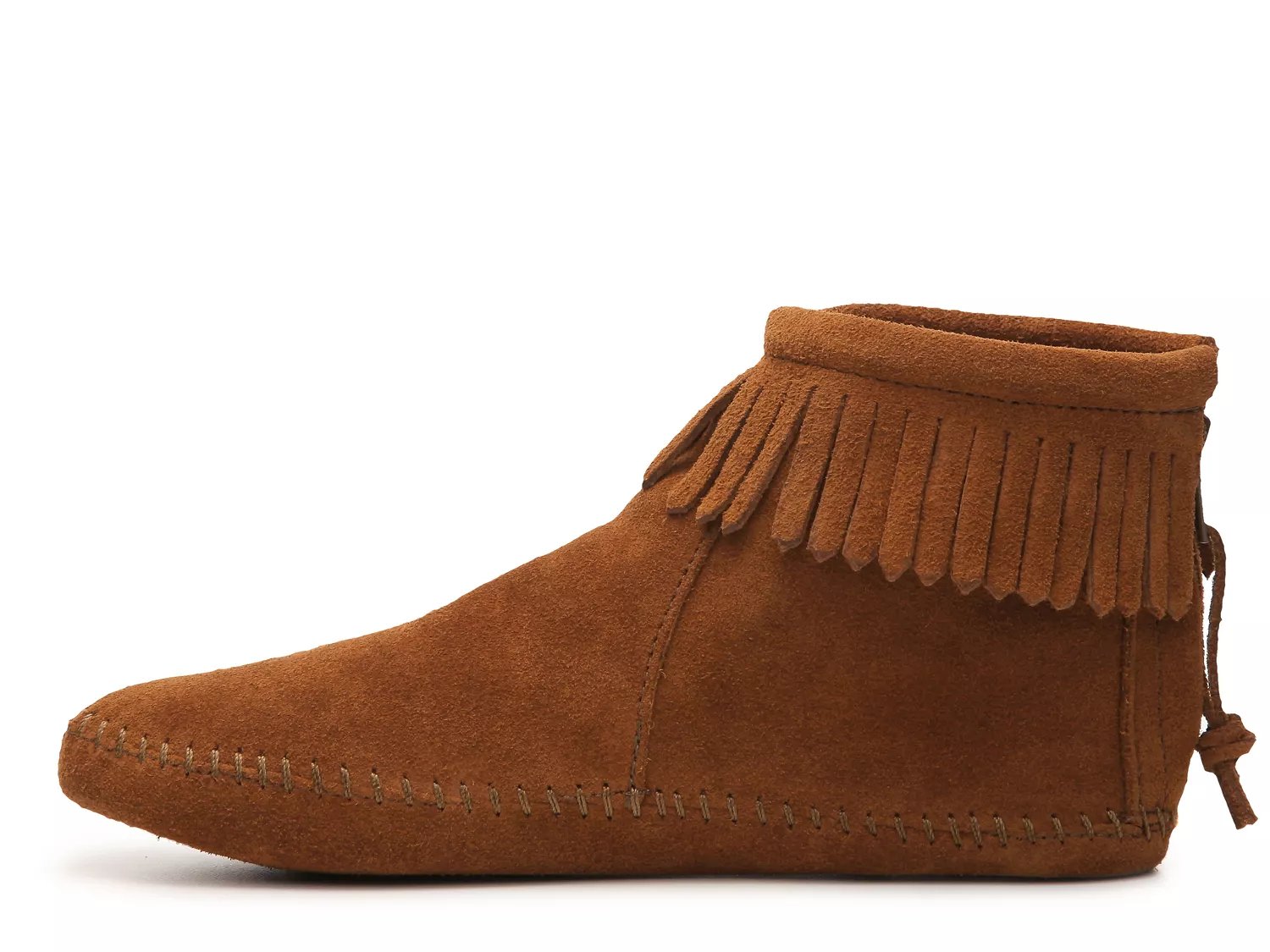 Minnetonka Fringe Soft Sole Western Bootie | DSW