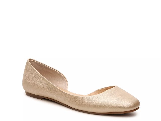 Dsw deals gold flats