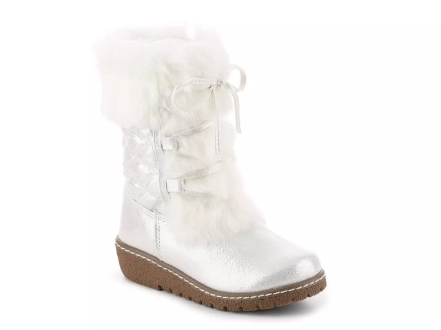 Toddler wedge top boots