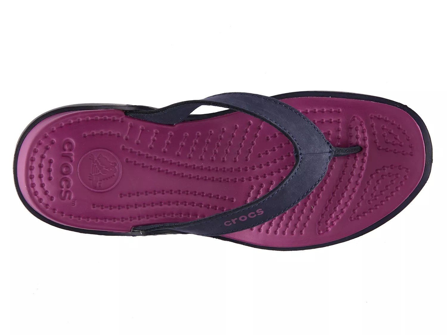 crocs women's capri iv leather flip flops