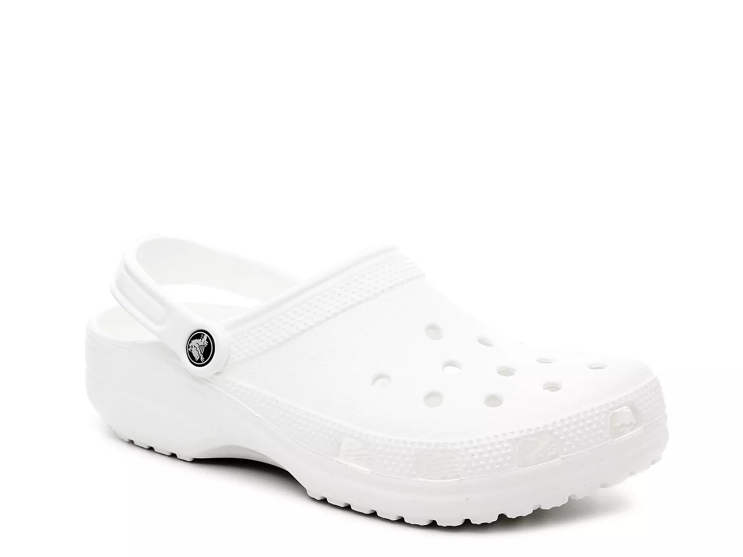 white women's crocs size 8