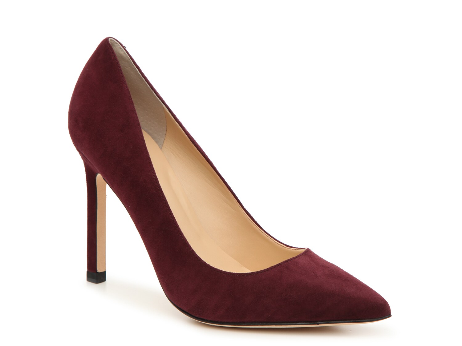 dsw red suede pumps