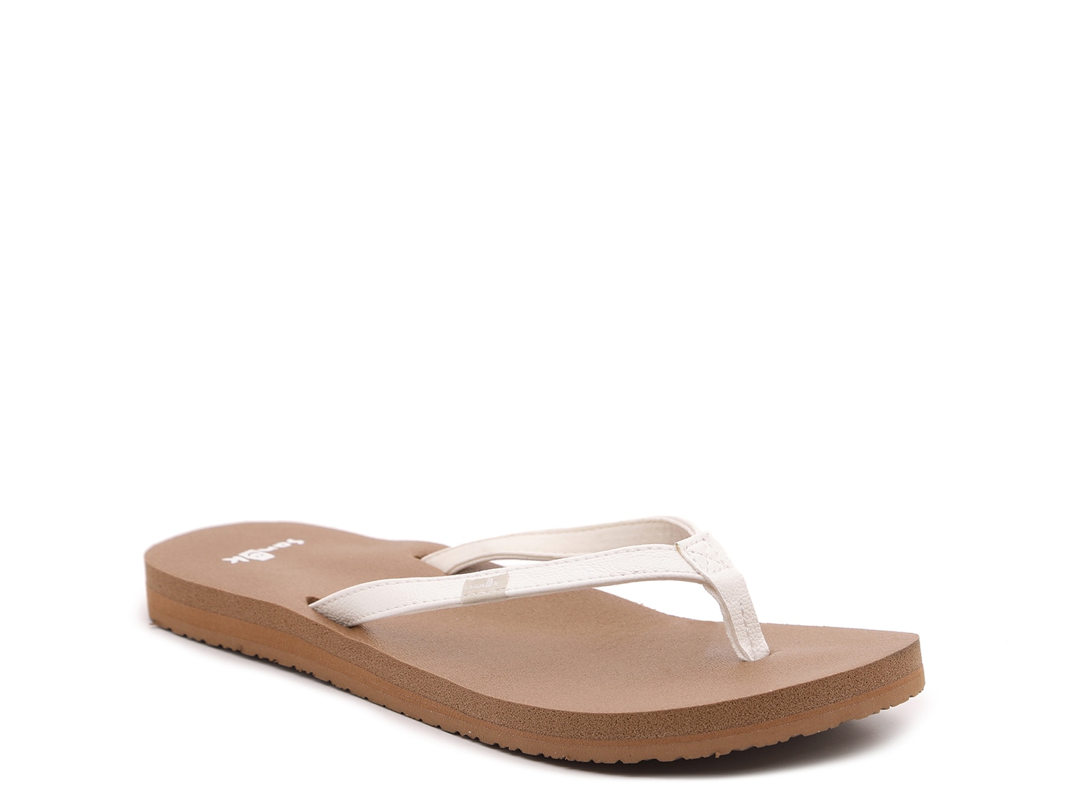 dsw white flip flops