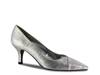 Chiffon Pump Silver Metallic Glitter view