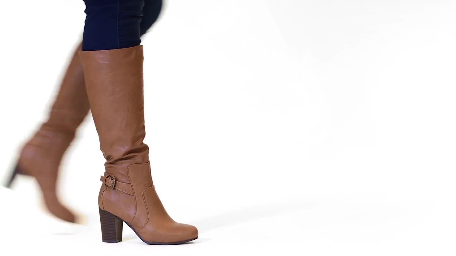 journee collection carver women's high heel boots