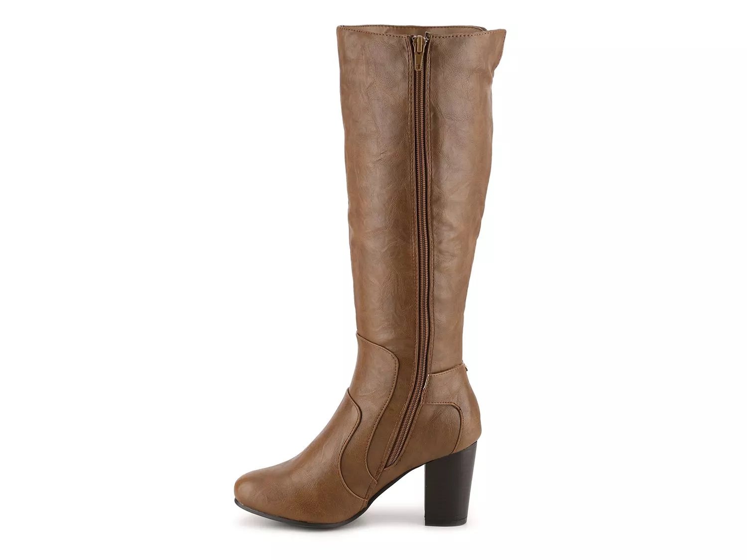 designer wide calf boot