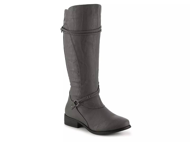 Women's grey shop riding boots