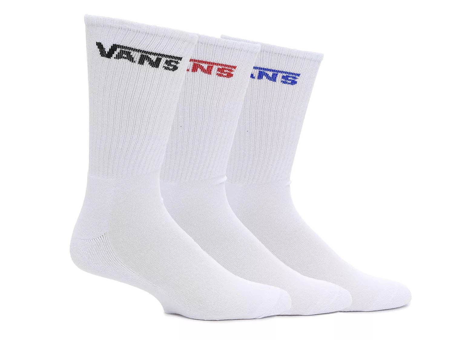  Solid Men's Crew Socks - 3 Pack 