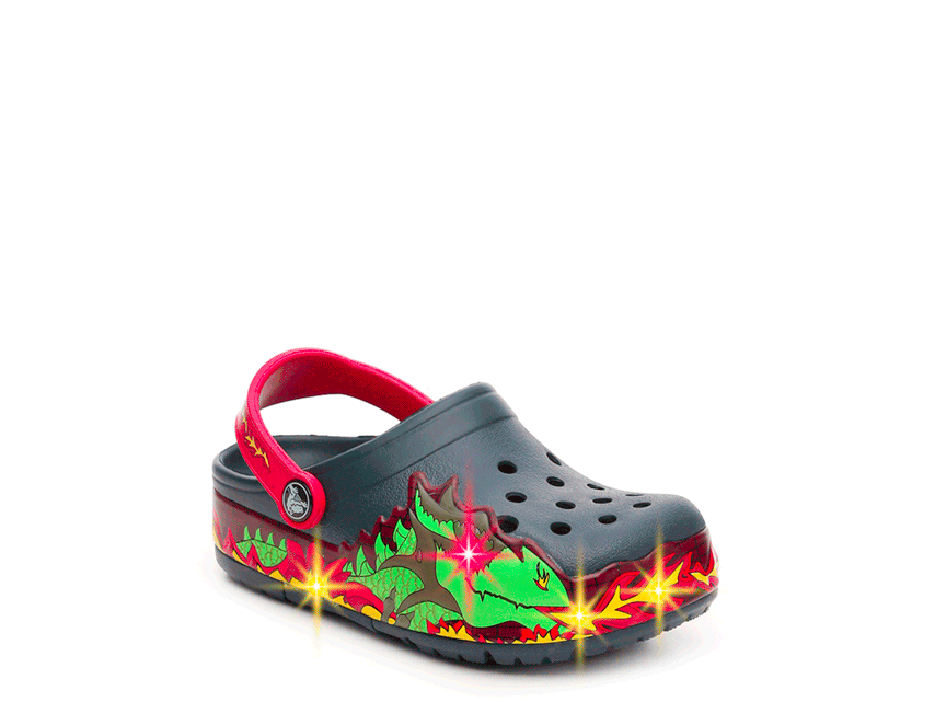 Christmas light up crocs store