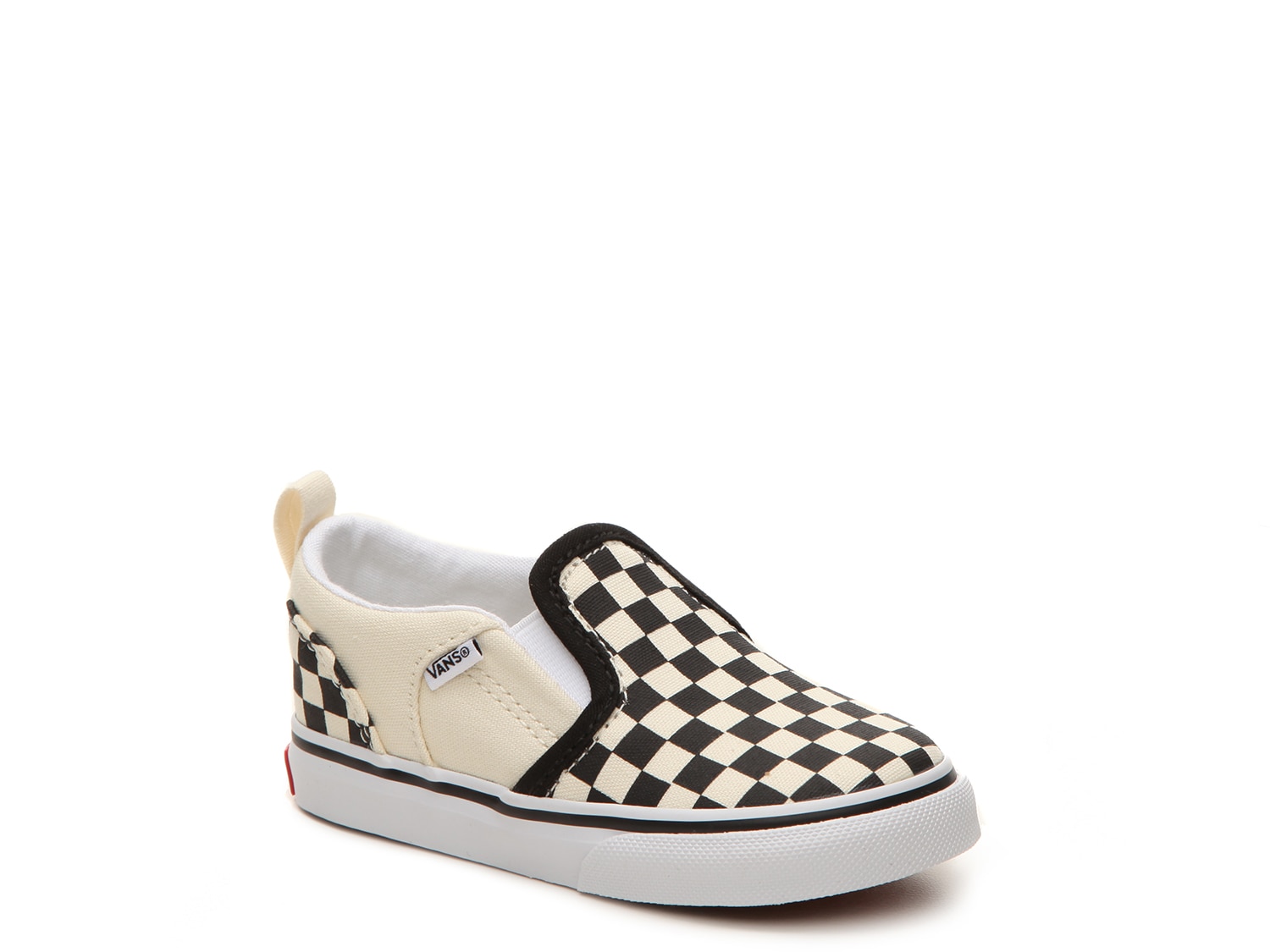 Vans Asher Checkers Slip-On Sneaker - Kids' - Free Shipping | DSW