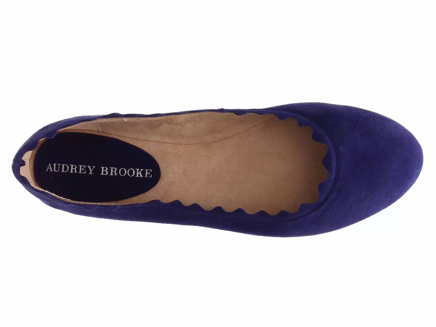 winny suede scalloped flat