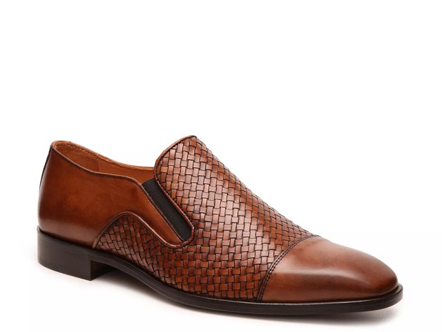 Mercanti Fiorentini Woven Cap Toe Slip On