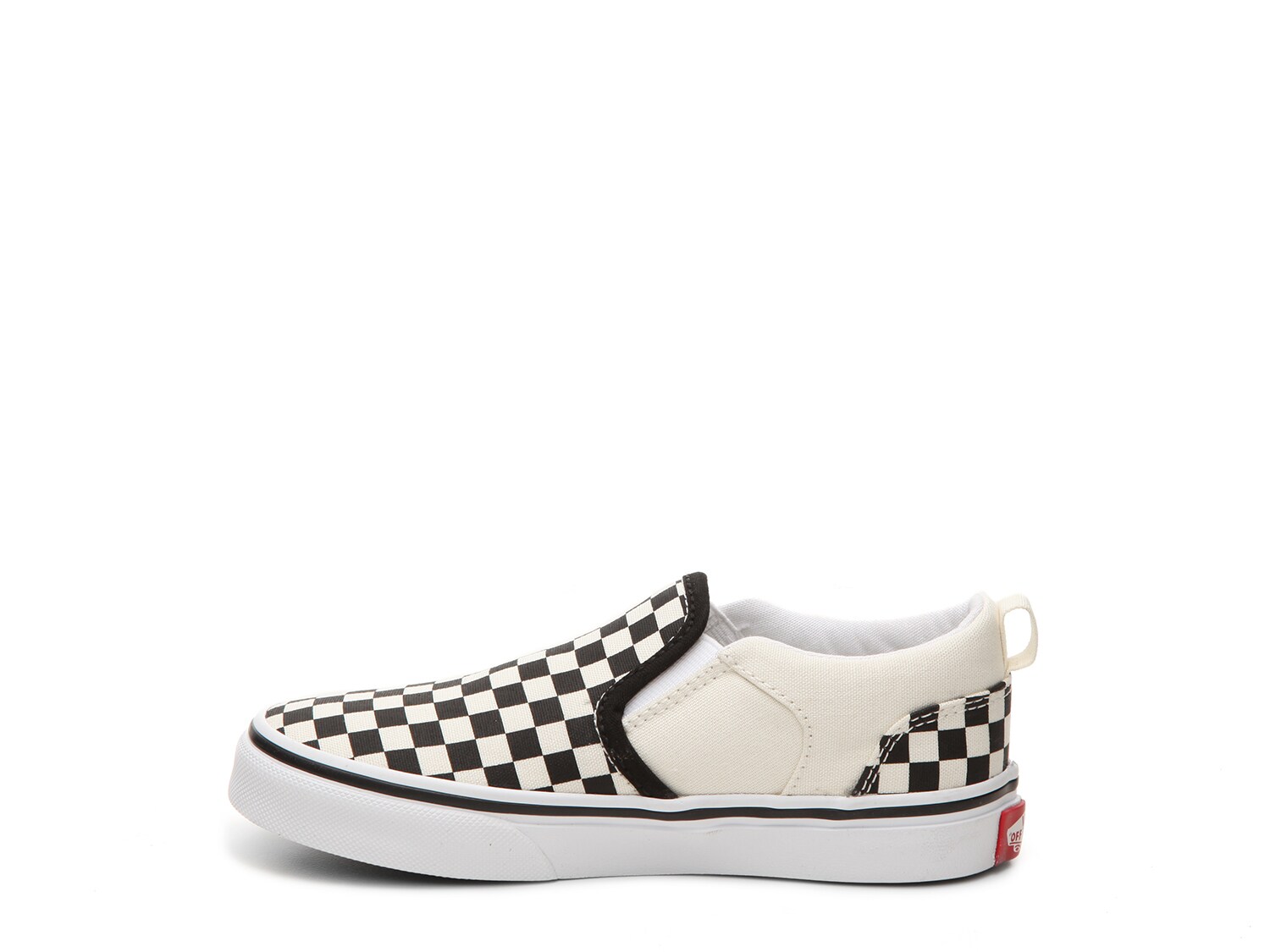 Vans Asher Checkers Slip-On Sneaker - Kids' | DSW