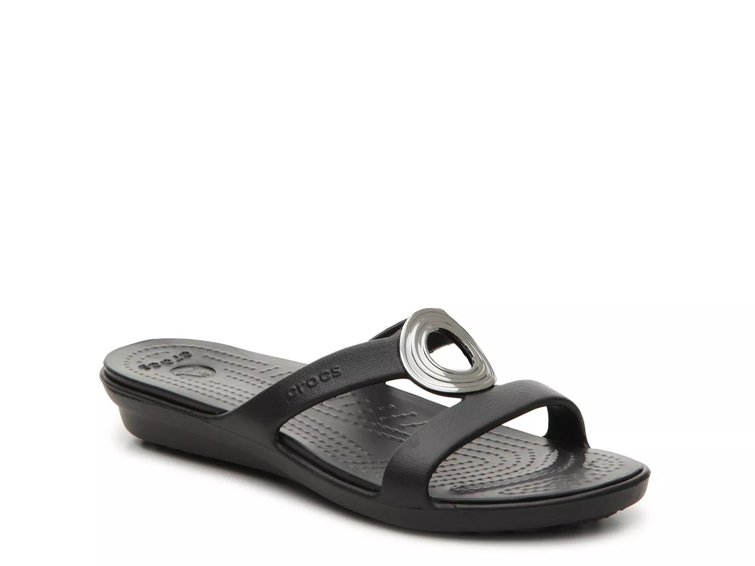 Crocs sanrah deals beveled circle sandal