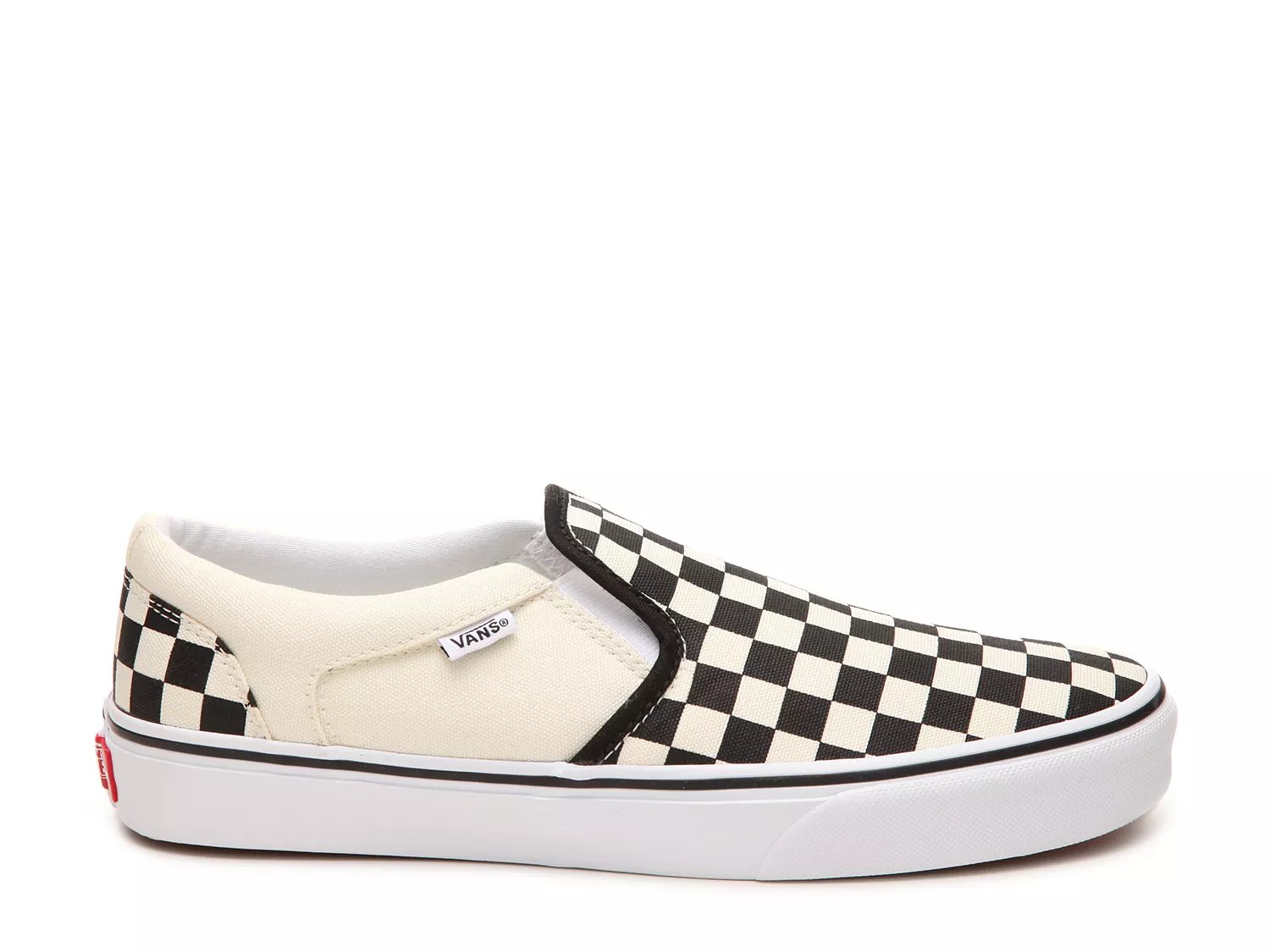 vans checkerboard slip on dsw