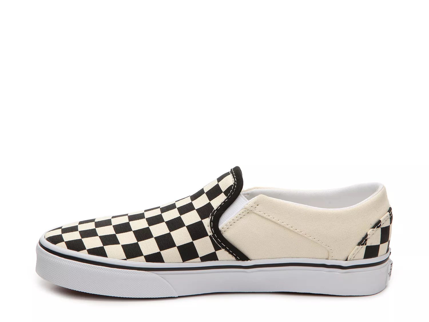 vans checkerboard slip on dsw