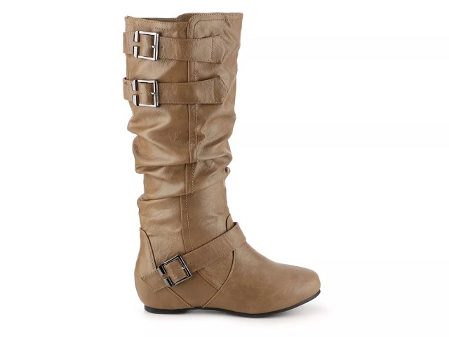 Extra wide calf leather new arrivals boots