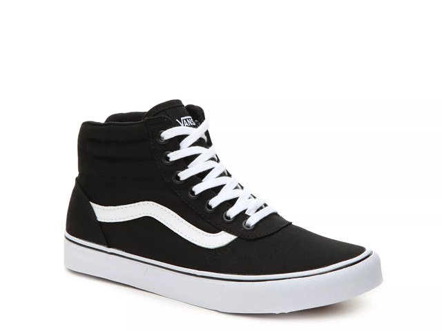 Vans Milton Hi Canvas High Top Sneaker Women s