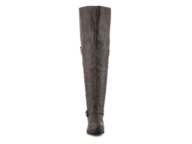 Journee Collection Kane Wide Calf Over-the-Knee Boot - Free