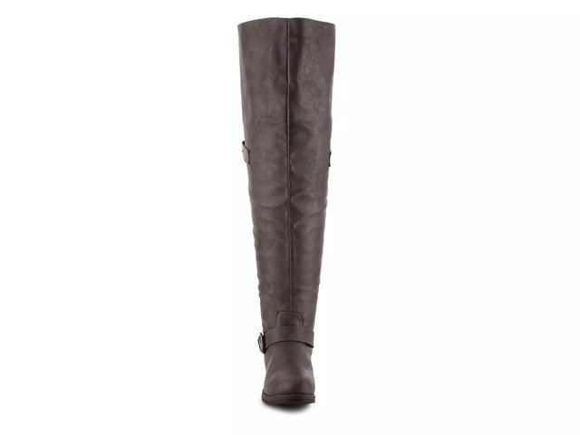 Journee Collection Kane Wide Calf Over-the-Knee Boot - Free