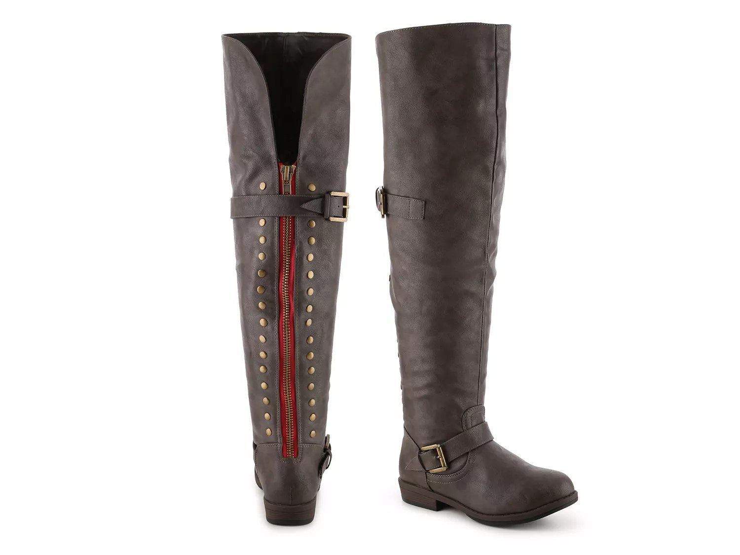 dsw thigh high boots wide calf