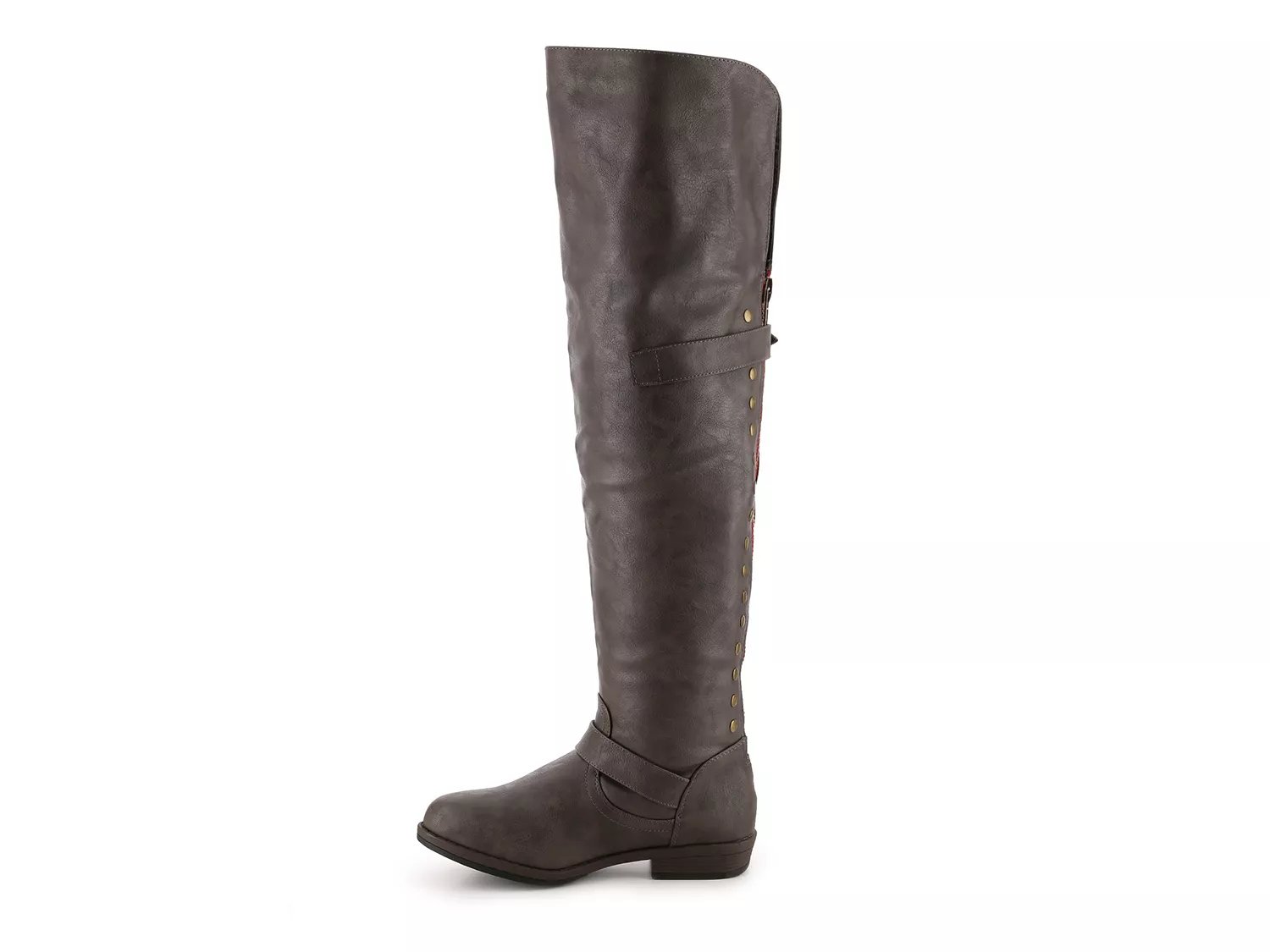 dsw over the knee leather boots