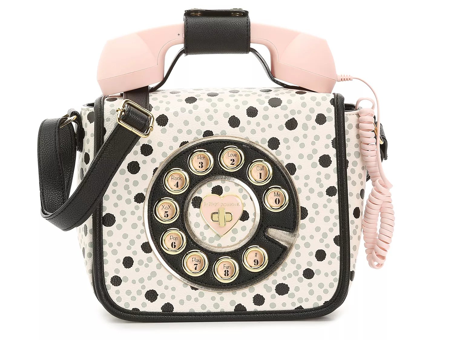 betsey johnson telephone purse dsw