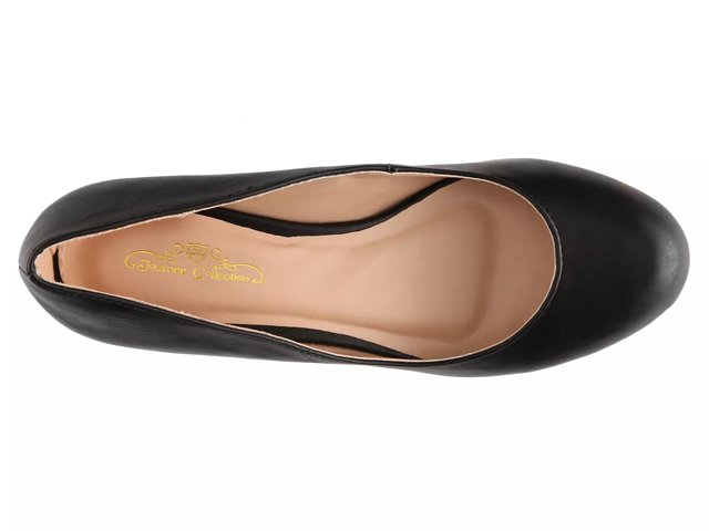 journee collection radia wedge pump