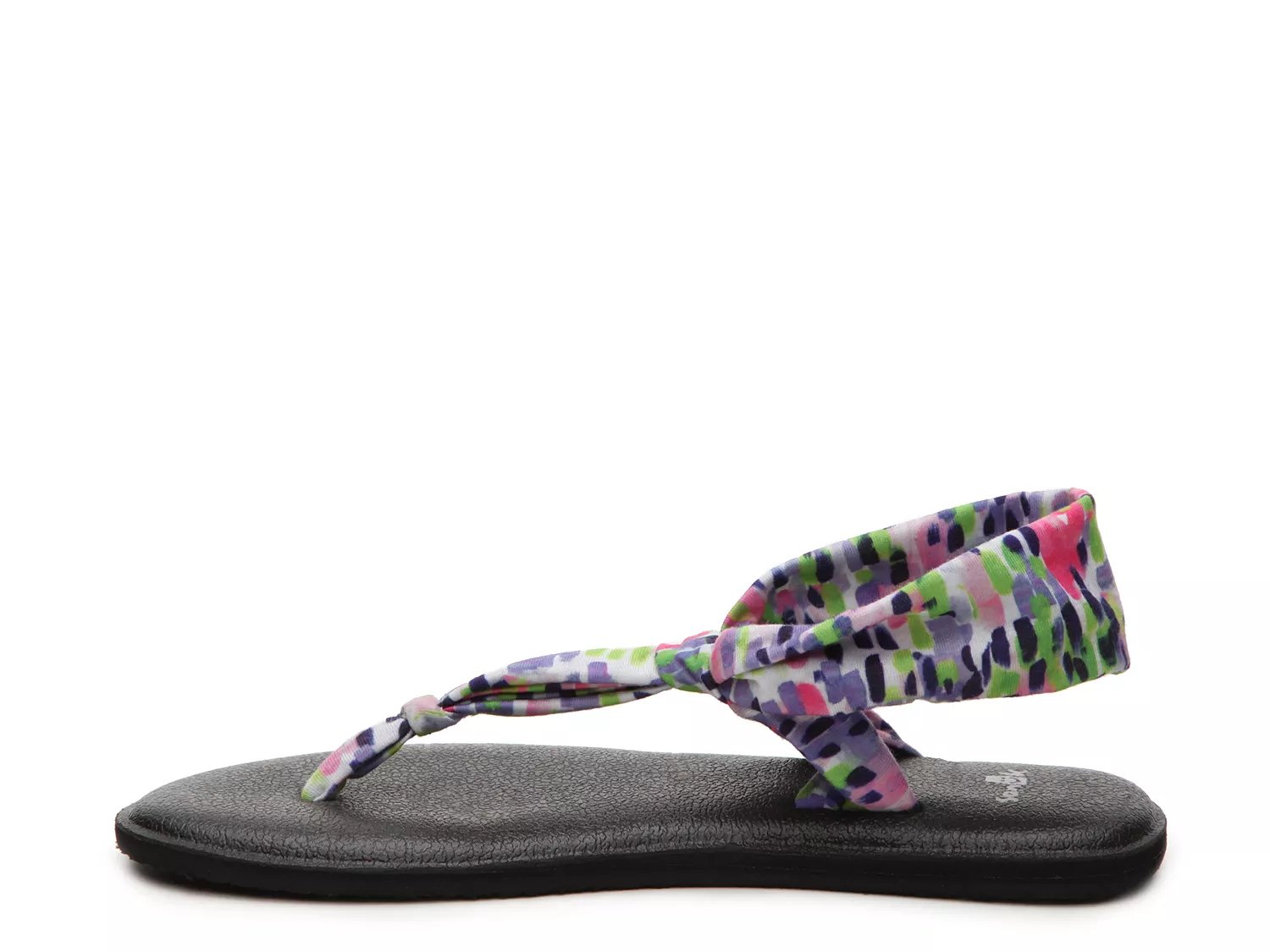 Sanuk Yoga Ella Floral Print Flat Sandal DSW