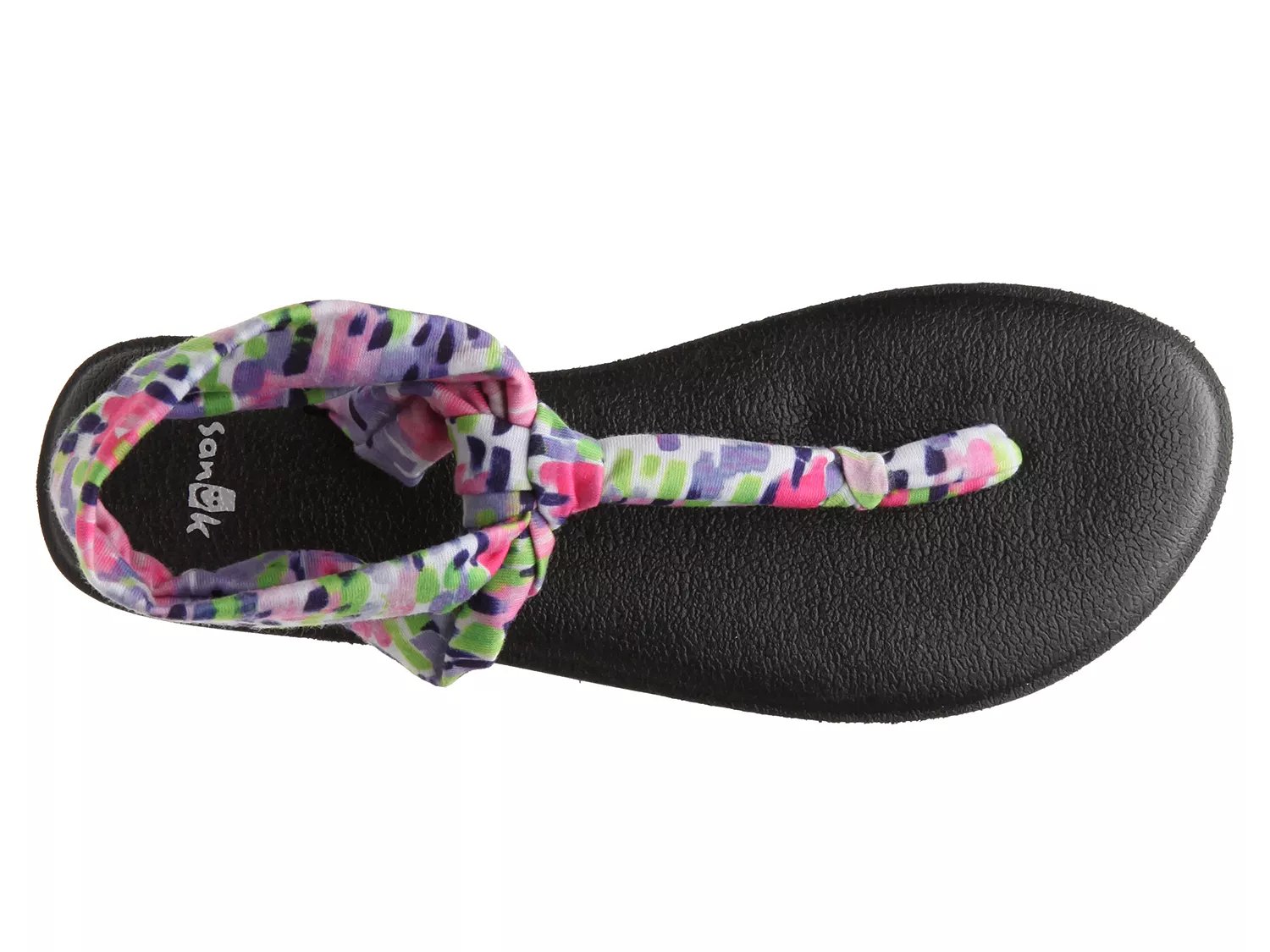 Sanuk Yoga Ella Floral Print Flat Sandal DSW