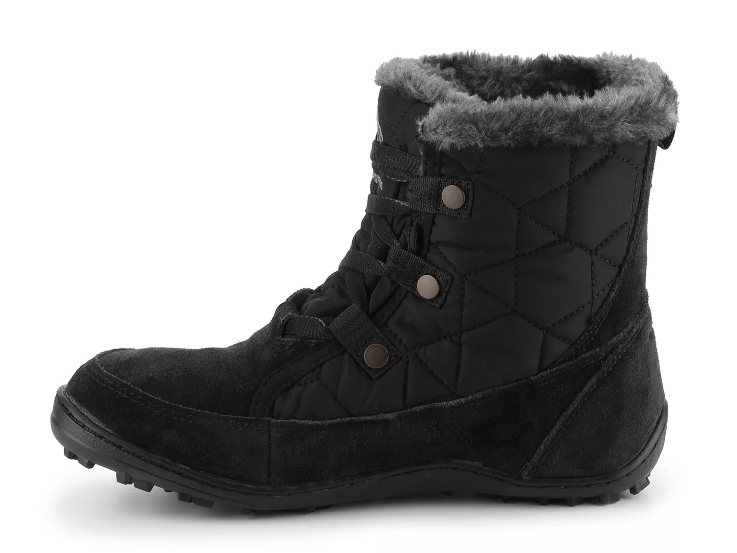 snow boots no laces