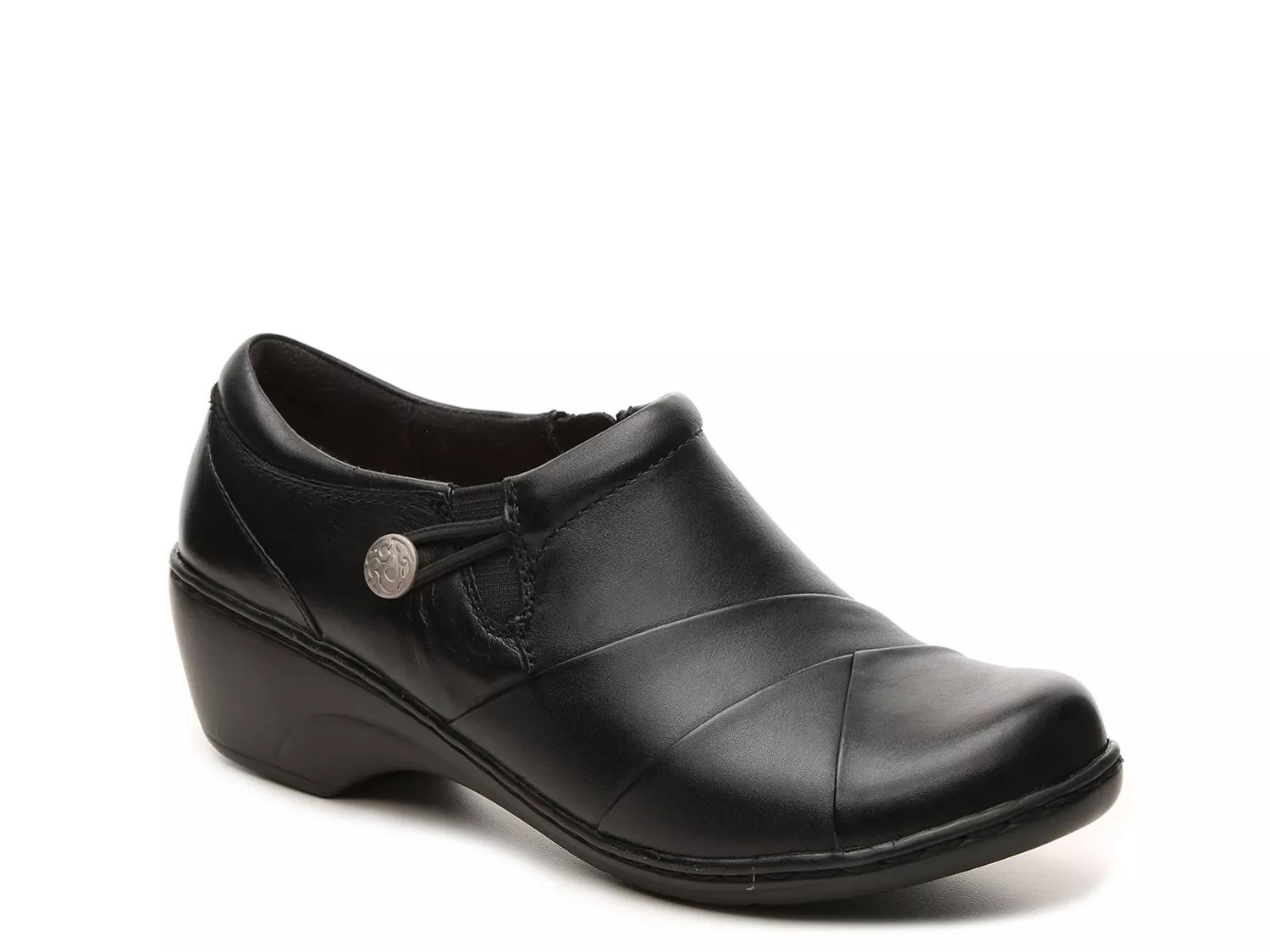 clarks channing ann leather womens casual shoes