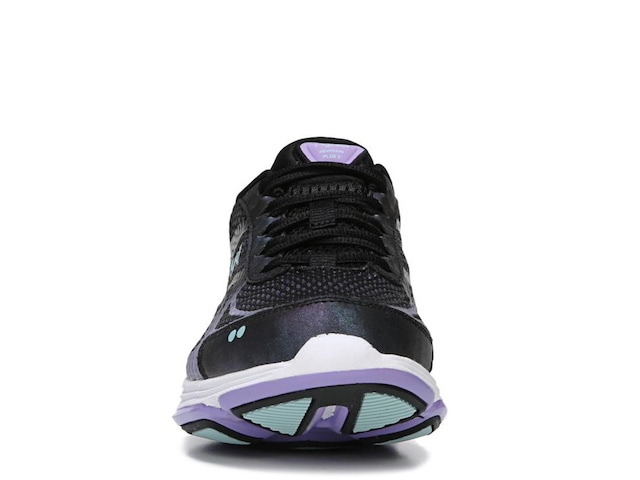 6 Wide Black/Purple Ryka Womens DEVO Plus 2 Walking Shoe 