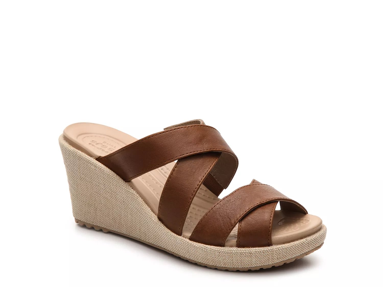 Crocs women's best sale leigh wedge sandal