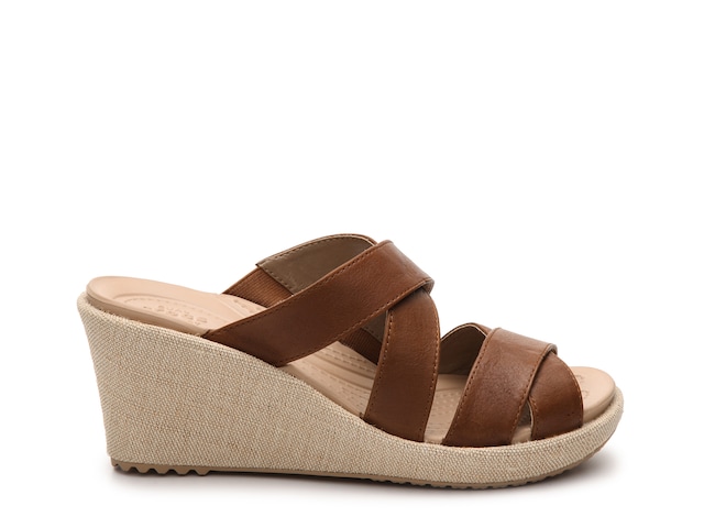 Crocs A-Leigh Wedge Sandal - Women's - Free Shipping | DSW