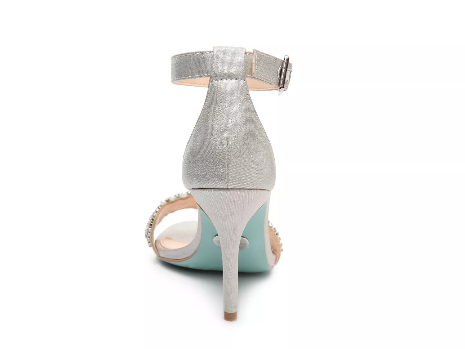 betsey johnson juno sandal silver